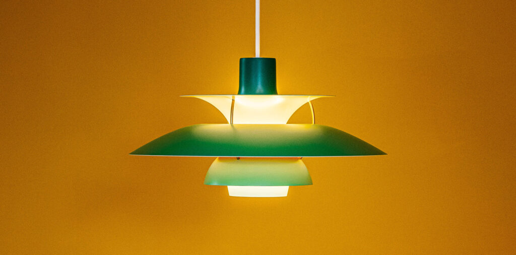A design-build hanging light fixture